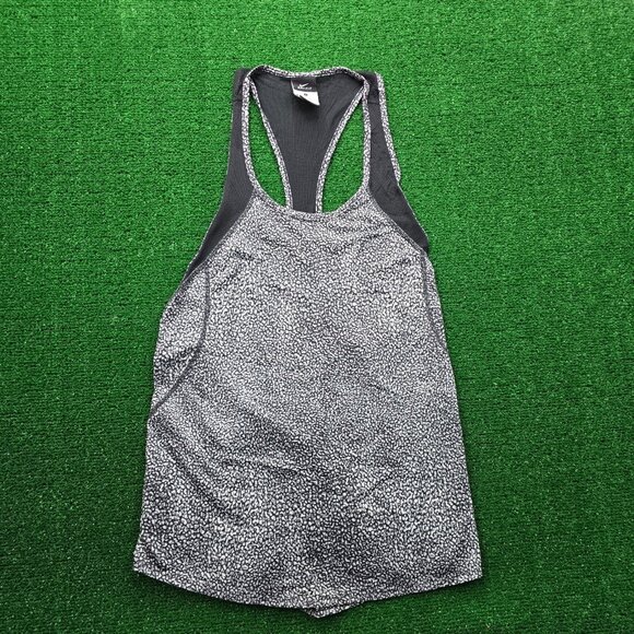 Nike Tank Top Womens Large Black Sleeveless Dri-Fit Racerback Training Gym‎ - Picture 1 of 8